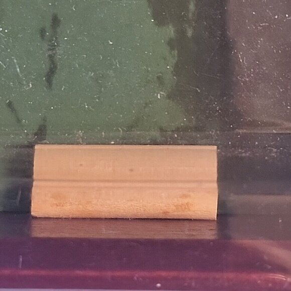 Dollhouse Fireplace Surround Green Marble Look NEW in Package 5x5 - Picture 4 of 8